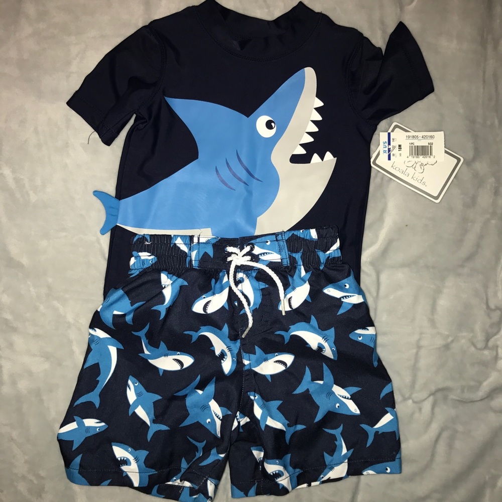 NWTS Trunks and rash guard set